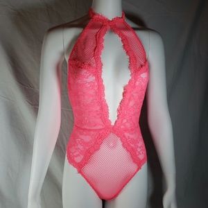 Victoria’s Secret Very Sexy High Neck Halter Plunge Bodysuit